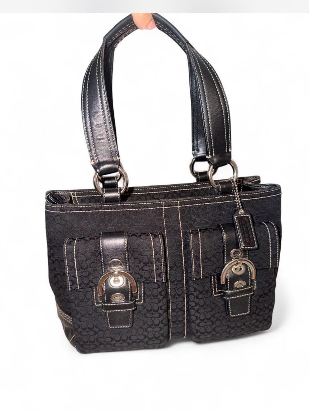 Vintage Coach Soho Signature tote bag (style #3646)